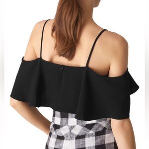 Whistles | Felicity Cold-Shoulder Crepe Top